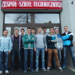 Uczestnicy projektu Erasmus+ z Zespołu Szkół Technicznych im . Ignacego Mościckiego w Tarnowie