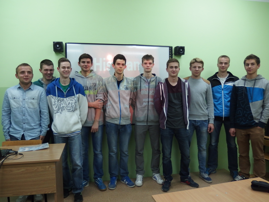 Uczestnicy projektu Erasmus+ z Zespołu Szkół Technicznych im . Ignacego Mościckiego w Tarnowie